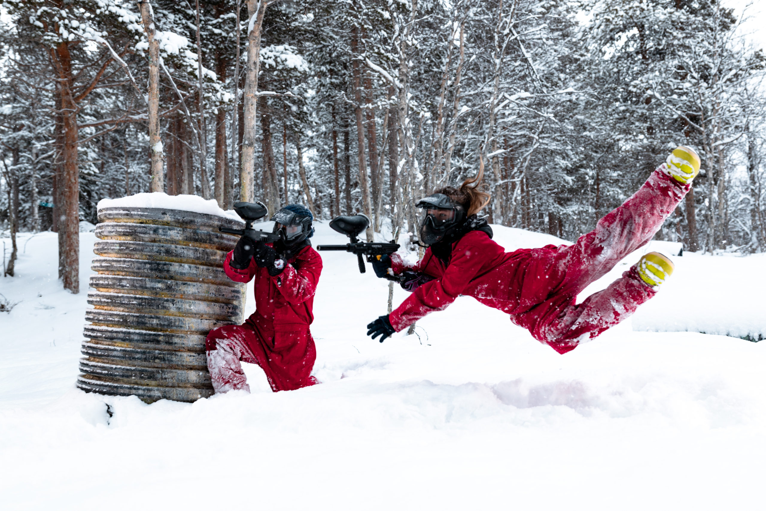 Winter paintball Dagaliopplevelser